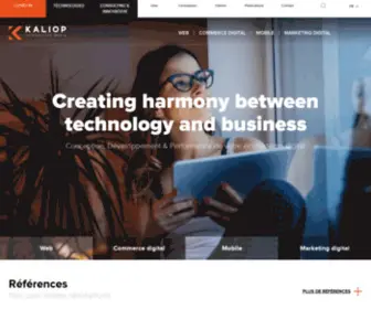 Kaliop.net(Expert en solutions digitales web) Screenshot