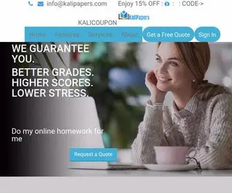 Kalipapers.com(Do my online homework for me) Screenshot