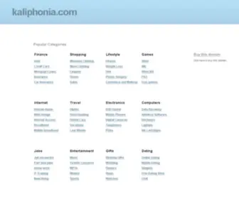 Kaliphonia.com(Kaliphonia) Screenshot