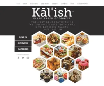 Kalishvegan.com(Kāl’ish) Screenshot