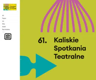 Kaliskie.org(Kaliskie Spotkania Teatralne) Screenshot