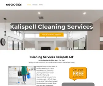 Kalispellcleaningservice.com(Home & Business Cleaning Services Kalispell) Screenshot