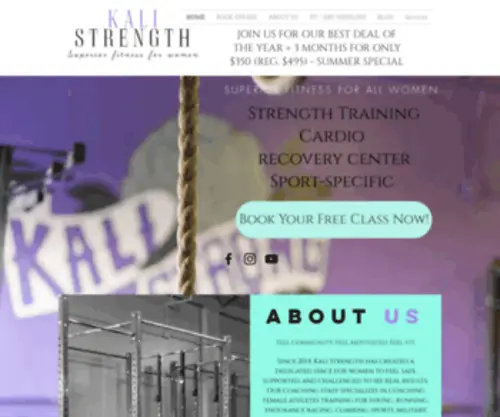 Kalistrength.com(Denver Women's Gym) Screenshot