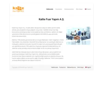 Kalitefuarcilik.com(Kalite Fuar Yapım A.Ş) Screenshot