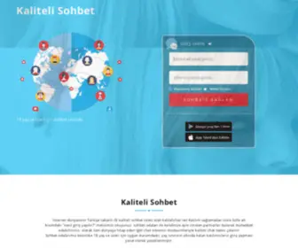 Kalitelichat.net(Kaliteli sohpet) Screenshot