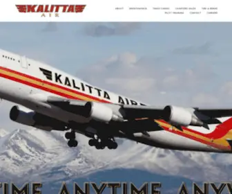 Kalittaair.com(Kalitta Air LLC) Screenshot