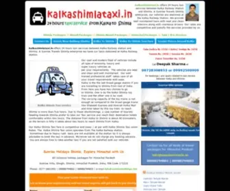 Kalkashimlataxi.in(Kalka Shimla Taxi Service) Screenshot