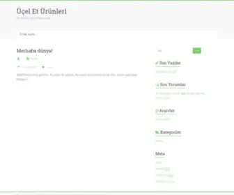 Kalkavanlar.com(Üçel Et Ürünleri) Screenshot