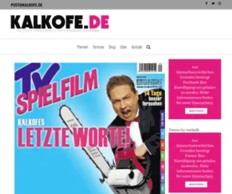 Kalkofe.de(Das Online) Screenshot