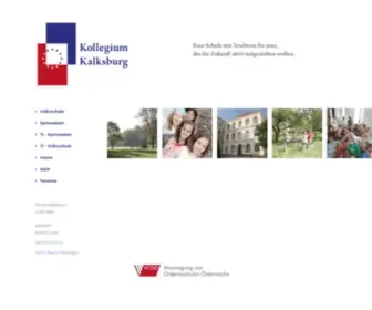 Kalksburg.at(Kollegium Kalksburg) Screenshot