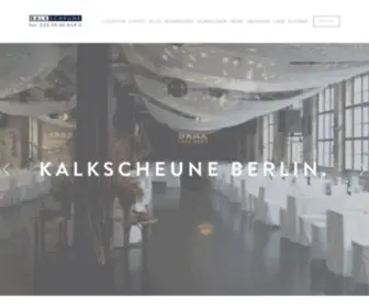 Kalkscheune.de(Kalkscheune Berlin) Screenshot