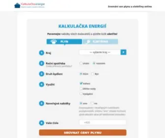 Kalkulackaenergie.com(⭐ Kalkulačka energie) Screenshot