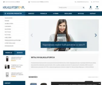 Kalkulatory24.pl(Profesjonalne w dobrej cenie kalkulatory) Screenshot