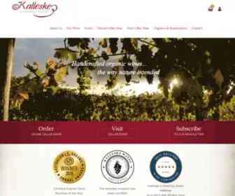 Kalleske.com(Kalleske Wines) Screenshot