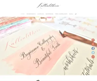 Kallialitheia.com(Beginner Calligraphy and Beautiful Truth) Screenshot