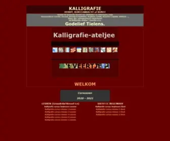 Kalligrafie-Veertje.be(KALLIGRAFIE VEERTJE) Screenshot