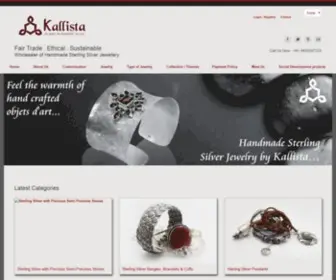 Kallistadesigns.com(Kallista Designs) Screenshot