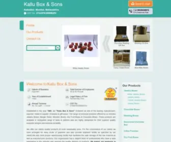 Kalluboxandsons.net(Kallu Box & Sons) Screenshot