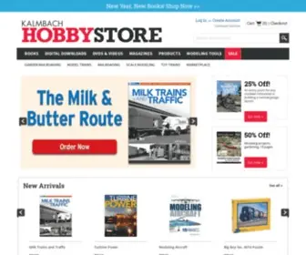 Kalmbachhobbystore.com(Kalmbach Hobby Store) Screenshot