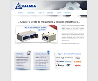 Kalmia.net(KALMIA, S.A. - Máquinas y equipos industriales) Screenshot