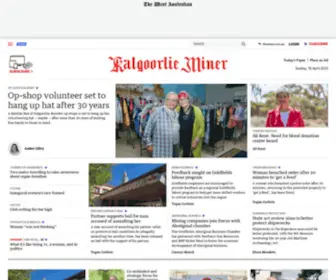 Kalminer.com.au(Kalgoorlie Miner) Screenshot