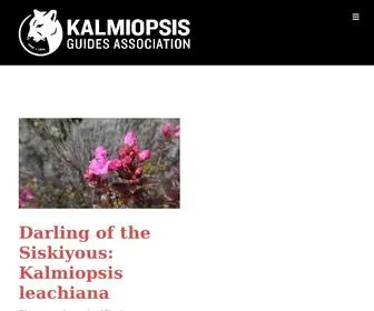 Kalmiopsisguides.org(Kalmiopsis Guides Association) Screenshot