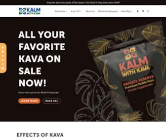 Kalmwithkava.com(Kalm with Kava) Screenshot