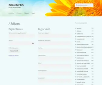 Kalocznagyker.hu(A fiókom) Screenshot