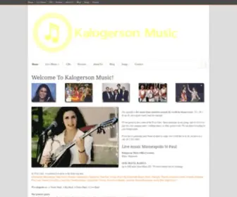 Kalogersonmusic.com(Live music minneapolis st paul for theme events) Screenshot