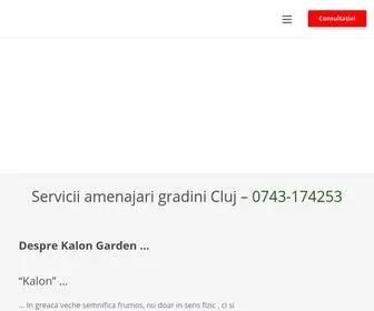 Kalongarden.ro(Amenajari gradini Cluj Napoca) Screenshot