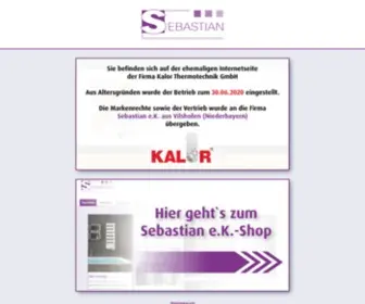 Kalor.com(Sebastian e.K) Screenshot