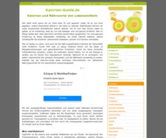 Kalorien-Guide.de(Kalorien) Screenshot