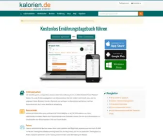 Kalorien.de(:: ::) Screenshot