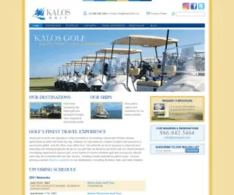 Kalosgolf.com(Golf Cruises) Screenshot