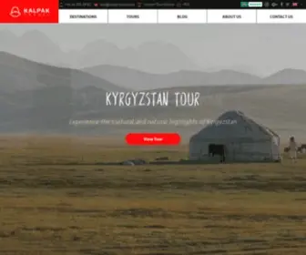 Kalpak-Travel.com(Central Asia Tours & Travel) Screenshot