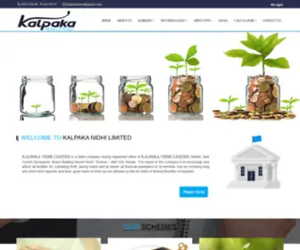 Kalpakanidhi.com(KALPAKA NIDHI LIMITED) Screenshot