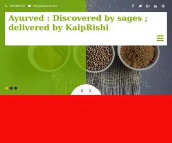 Kalprishi.com(Ayurved) Screenshot