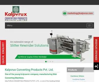 KalpVrux.com(Slitter Rewinder Solutions for Packaging & Film Industry) Screenshot