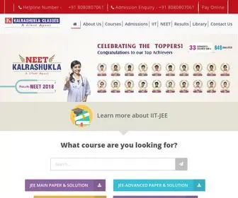 Kalrashukla.com(IIT JEE Coaching Class) Screenshot