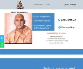 Kalsarp-Trimbakeshwar-Panditji.com(Pandit Abhimanyu ji) Screenshot