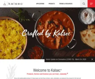 Kalsec.com(Home) Screenshot