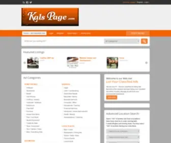 Kalspage.com(Classified Ads) Screenshot