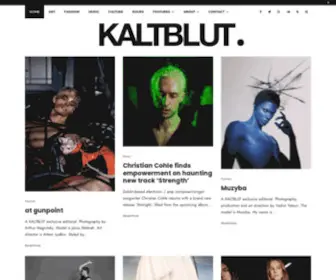 Kaltblut-Magazine.com(KALTBLUT Magazine) Screenshot
