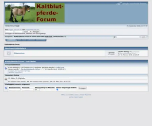 Kaltblutpferde-Forum.de(Kaltblutpferd) Screenshot
