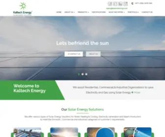Kaltechenergy.com(Kaltech Energy) Screenshot