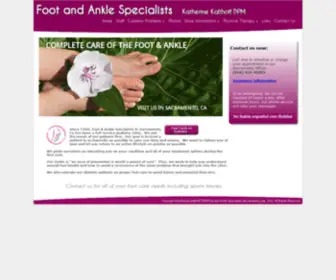 Kalthoffdpm.com(Foot and Ankle Specialists) Screenshot