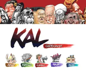 Kaltoons.com(The official site of Kevin Kallaugher. Kevin Kallaugher (KAL)) Screenshot