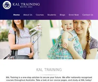 Kaltraining.com.au(KAL Training) Screenshot