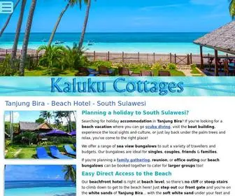 Kalukucottages.com(Tanjung Bira) Screenshot