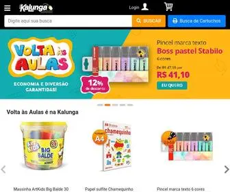 Kalunga.com.br(Papelaria, Materiais de Escritório e Informática) Screenshot